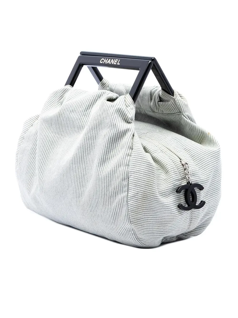 Chanel Striped Canvas Coco Paris #326778C12B